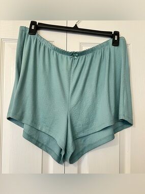 AUDEN Women’s Jersey Pajama Shorts Sage Green SOFT CASUAL SIZE XXL NWT